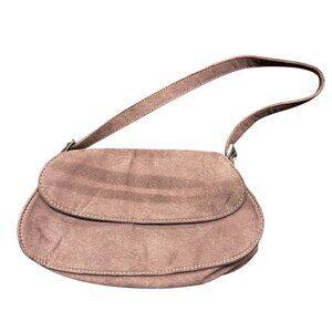 Vintage Liz Claiborne Plum Suede Shoulder Bag - NWT